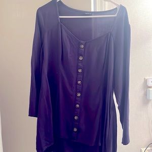 Dark Blue button tunic from Torrid size 0